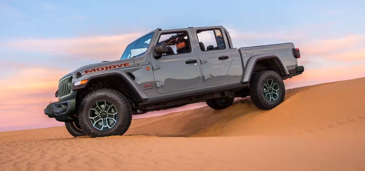 2024 Jeep Gladiator Cargo/Storage Volume